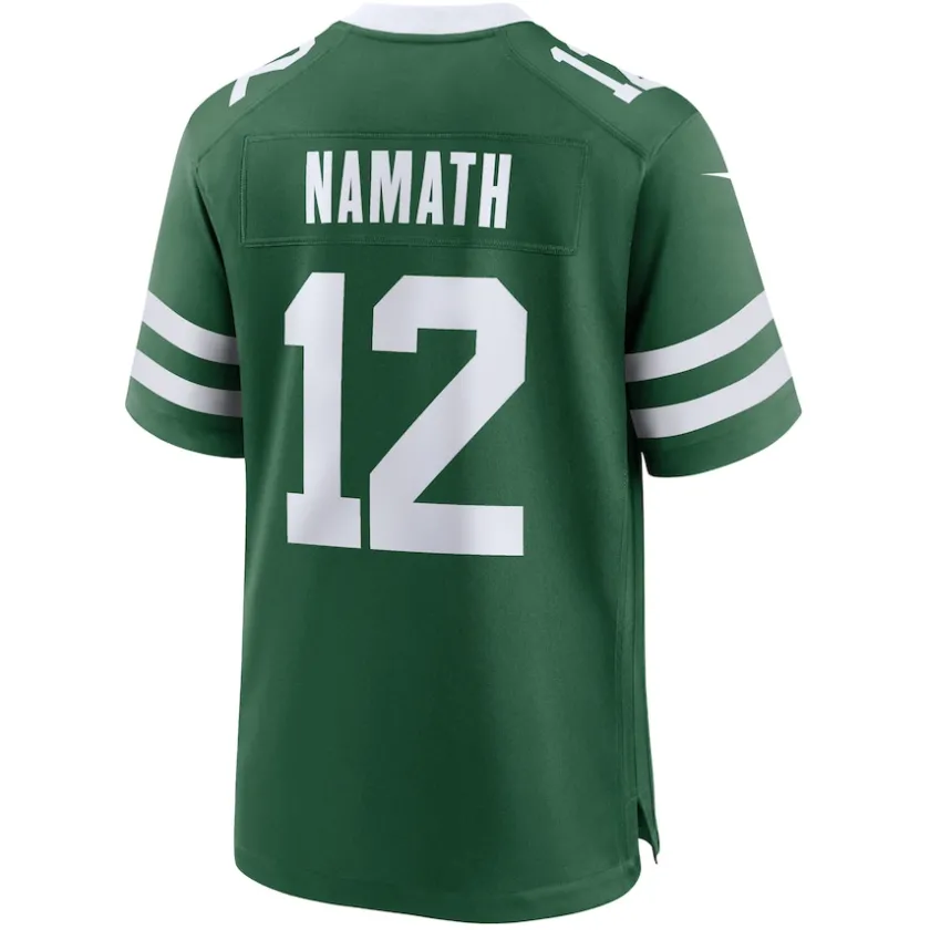 Nike Game^New York Jets Men's Nike Joe Namath Legacy Green Game Jersey