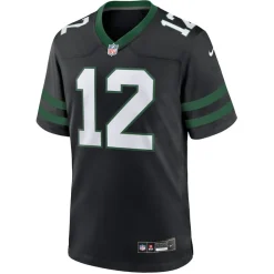 Nike Game^New York Jets Men's Nike Joe Namath Legacy Black Alternate Retired Player Game Jersey