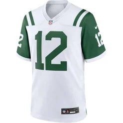 Nike Game^New York Jets Men's Nike Joe Namath White Classic Alternate Retired Player Game Jersey
