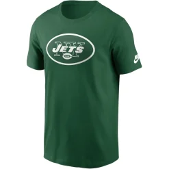 T-Shirts|Men^New York Jets Men's Nike Kelly Green Rewind Logo Essential T-Shirt