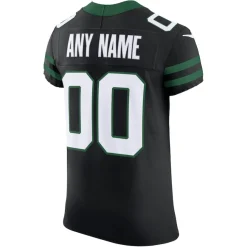 Jerseys|Men^New York Jets Men's Nike Legacy Black Alternate Vapor F.U.S.E. Elite Custom Jersey