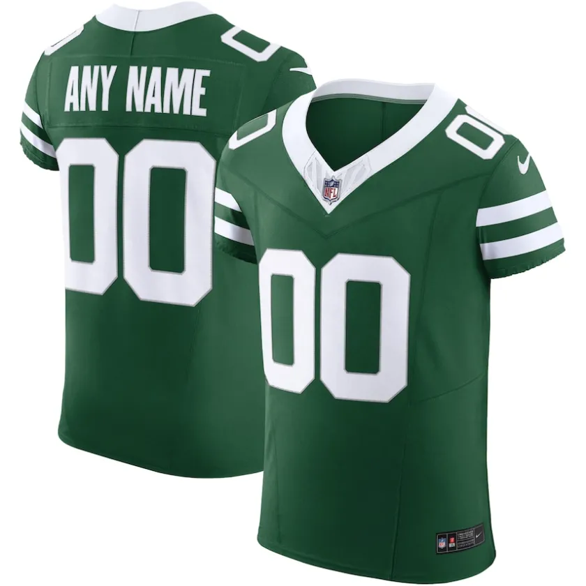 Jerseys|Men^New York Jets Men's Nike Legacy Green Vapor F.U.S.E. Elite Custom Jersey