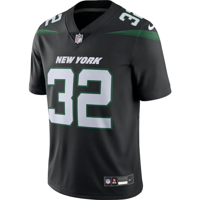 Nike Limited^New York Jets Men's Nike Michael Carter Black Vapor Untouchable Limited Jersey