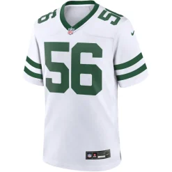 Nike Game^New York Jets Men's Nike Quincy Williams Legacy White Game Jersey