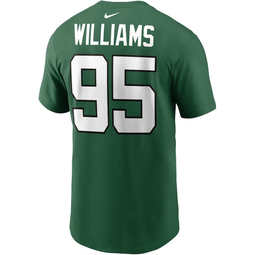 T-Shirts|Men^New York Jets Men's Nike Quinnen Williams Green Player Name & Number T-Shirt