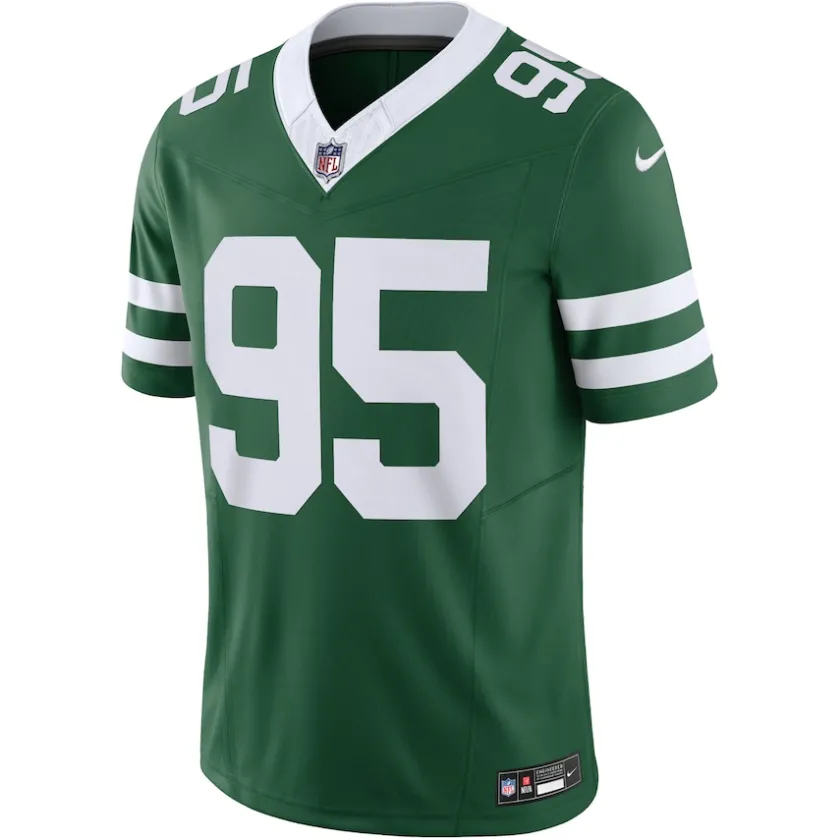 Jerseys|Men^New York Jets Men's Nike Quinnen Williams Legacy Green Vapor F.U.S.E. Limited Jersey