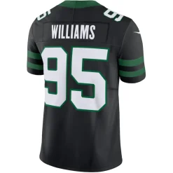 Jerseys|Men^New York Jets Men's Nike Quinnen Williams Legacy Black Alternate Vapor F.U.S.E. Limited Jersey