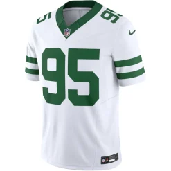 Jerseys|Men^New York Jets Men's Nike Quinnen Williams Legacy White Vapor F.U.S.E. Limited Jersey