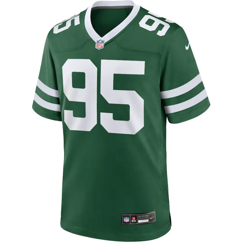 Jerseys|Men^New York Jets Men's Nike Quinnen Williams Legacy Green Game Jersey