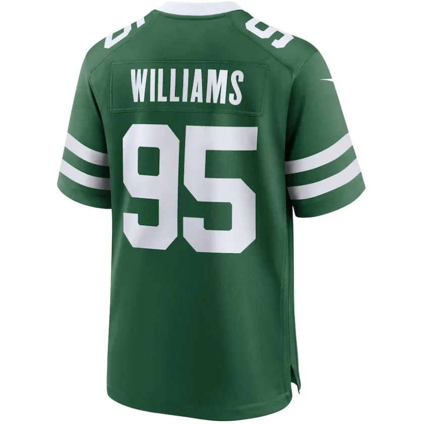 Jerseys|Men^New York Jets Men's Nike Quinnen Williams Legacy Green Game Jersey