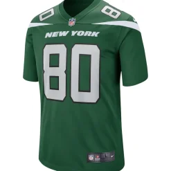 Replica|Throwback^New York Jets Men's Nike Wayne Chrebet Gotham Green Game Retired Player Jersey