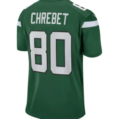 Replica|Throwback^New York Jets Men's Nike Wayne Chrebet Gotham Green Game Retired Player Jersey