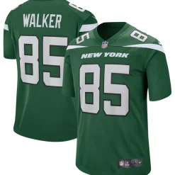 Replica|Throwback^New York Jets Men's Nike Wesley Walker Gotham Green Game Retired Player Jersey