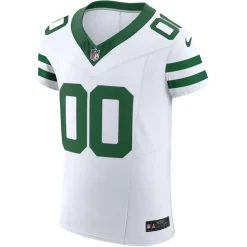 Jerseys|Men^New York Jets Men's Nike White Vapor F.U.S.E. Elite Custom Jersey