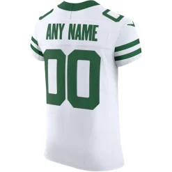 Jerseys|Men^New York Jets Men's Nike White Vapor F.U.S.E. Elite Custom Jersey