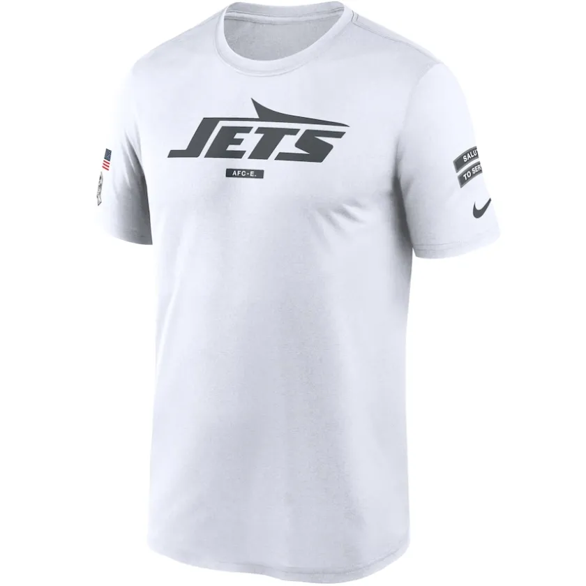 T-Shirts|Men^New York Jets Men's Nike White 2024 Salute To Service Legend Performance T-Shirt