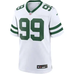 Nike Game^New York Jets Men's Nike Will McDonald IV Legacy White Game Jersey