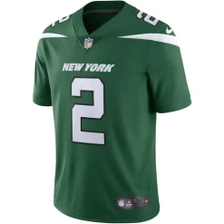 Jerseys|Men^New York Jets Men's Nike Zach Wilson Gotham Green Vapor Limited Jersey