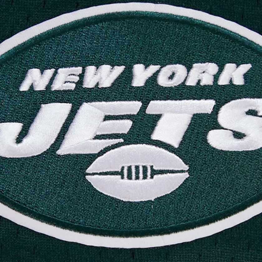 Sweaters & Dress Shirts^New York Jets Men's Pro Standard Ahmad Sauce Gardner Green Mesh Button-Up Baseball Jersey