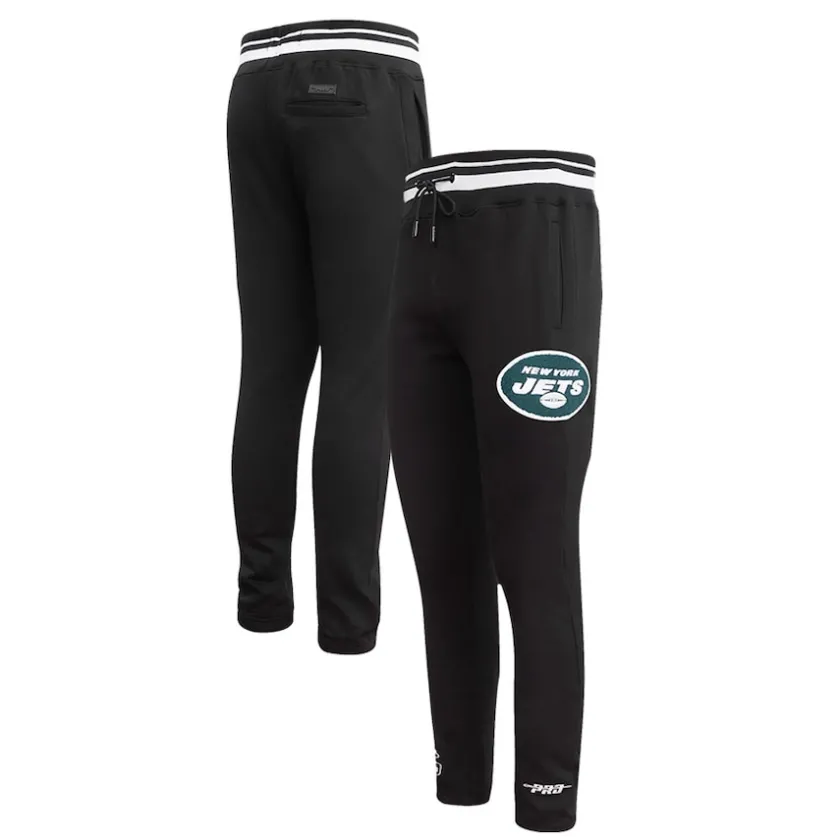 Shorts & Pants^New York Jets Men's Pro Standard Black Mash-Up Fleece Sweatpants