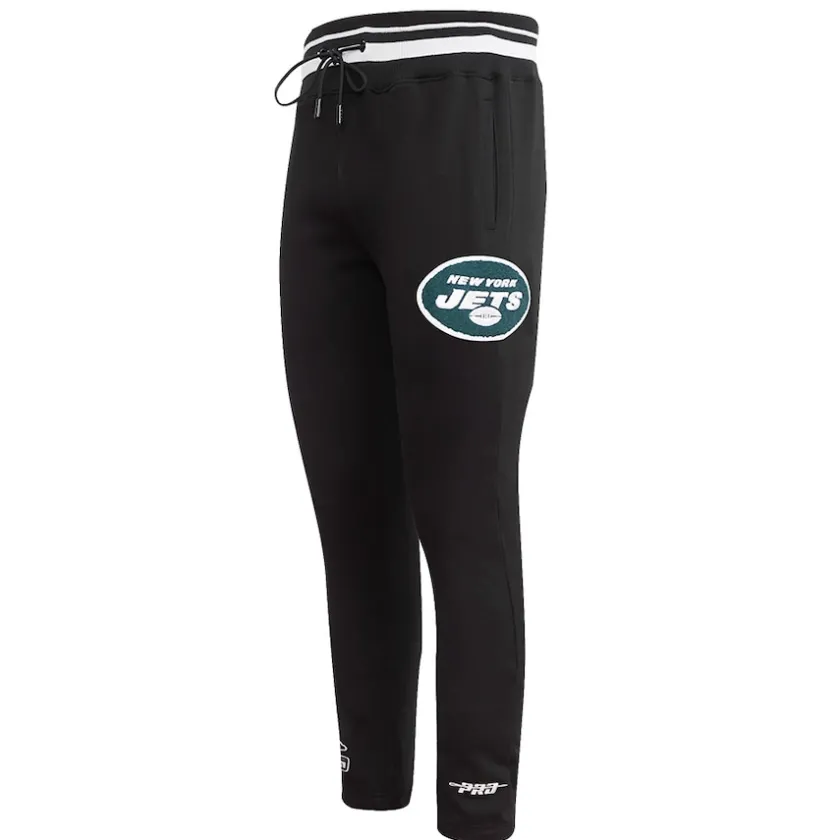 Shorts & Pants^New York Jets Men's Pro Standard Black Mash-Up Fleece Sweatpants