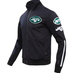 Jackets^New York Jets Men's Pro Standard Black Classic Full-Zip Track Jacket