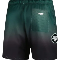 Shorts & Pants^New York Jets Men's Pro Standard Black/Green Ombre Mesh Shorts