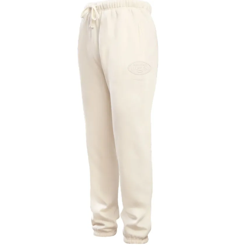 Shorts & Pants^New York Jets Men's Pro Standard Cream Fleece Sweatpants