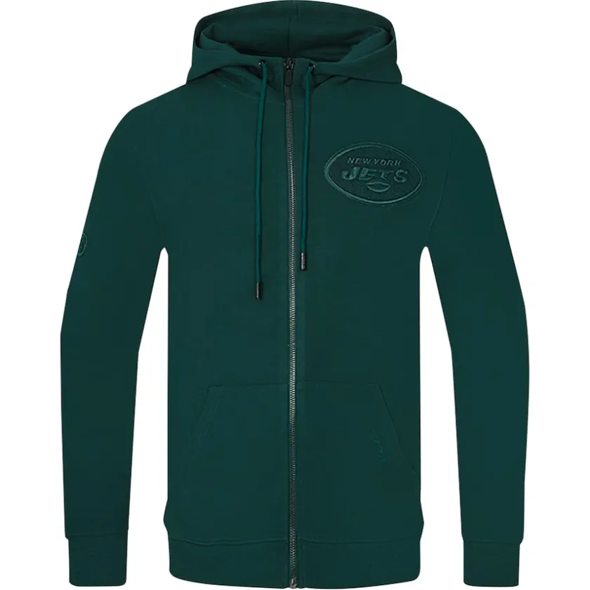 Sweatshirts & Fleece|Men^New York Jets Men's Pro Standard Green Triple Tonal Full-Zip Hoodie