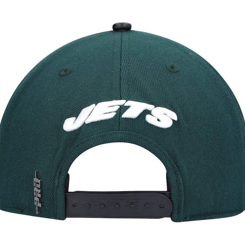 Snapback^New York Jets Men's Pro Standard Green/Black 2Tone Snapback Hat