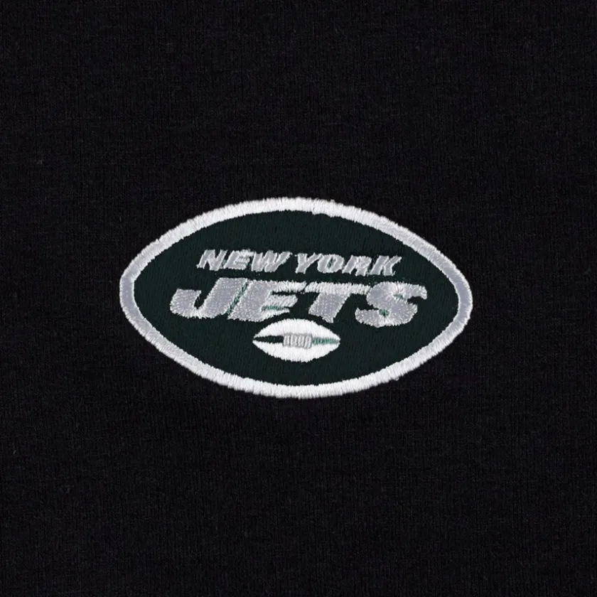 Jackets|Sweatshirts & Fleece^New York Jets Men's Profile Black Big & Tall Fleece Quarter-Zip Jacket
