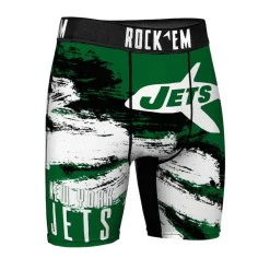 Underwear & Sleepwear|Underwear & Sleepwear^New York Jets Men's Rock Em Socks Gridiron Classic Paint Boxer Briefs