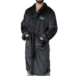 Underwear & Sleepwear^New York Jets Men's The Northwest Group Black Bathrobe
