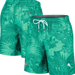 Shorts & Pants^New York Jets Men's Tommy Bahama Green Santiago Palms Board Shorts