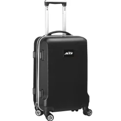 Travel|School Supplies^New York Jets MOJO Black 21" 8-Wheel Hardcase Spinner Carry-On Luggage