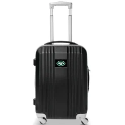 Travel|School Supplies^New York Jets MOJO Black 21" Hardcase Two-Tone Spinner Carry-On