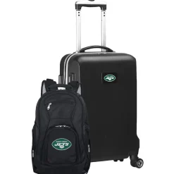 Travel|School Supplies^New York Jets MOJO Black 2-Piece Backpack & Carry-On Set