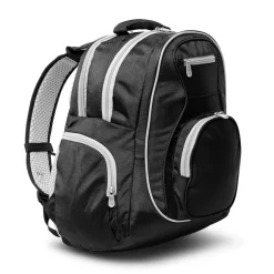 Travel|School Supplies^New York Jets MOJO Black/Gray Premium Color Trim Backpack