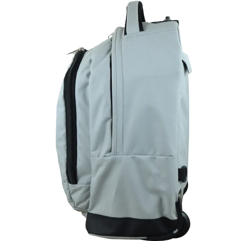 Travel|School Supplies^New York Jets MOJO Gray 19'' Premium Wheeled Backpack