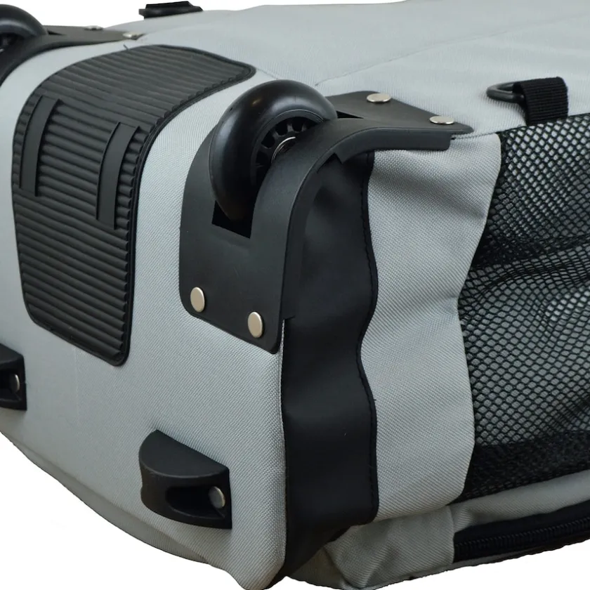 Travel|School Supplies^New York Jets MOJO Gray 19'' Premium Wheeled Backpack