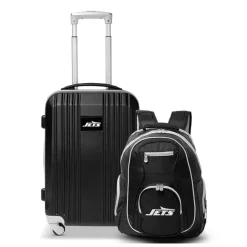 Travel|School Supplies^New York Jets MOJO Gray 2-Piece Backpack & Carry-On Luggage Set