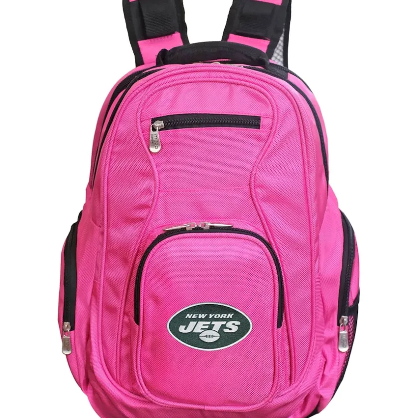 Travel|School Supplies^New York Jets MOJO Pink Premium Laptop Backpack