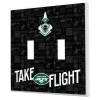 Lighting^New York Jets 2024 Illustrated Limited Edition Double Toggle Light Switch Plate