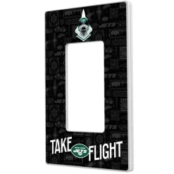 Lighting^New York Jets 2024 Illustrated Limited Edition Single Rocker Light Switch Plate
