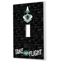 Lighting^New York Jets 2024 Illustrated Limited Edition Single Toggle Light Switch Plate