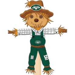 Holiday Items|Holiday Decorations^New York Jets 12" Scarecrow Yard Stake