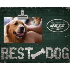 Wall Art|Wall Art^New York Jets 10.5" X 8" Best Dog Clip Photo Frame