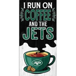 Wall Art|Wall Art^New York Jets 6" X 12" Coffee Wall Art