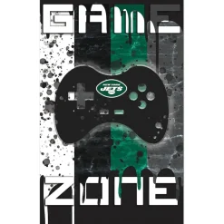 Furniture^New York Jets 11" X 19" Grunge Wall Art