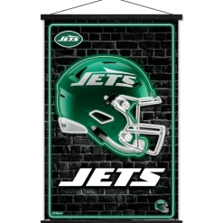 Wall Art|Wall Art^New York Jets 22.375" X 34" Magnetic Framed Poster